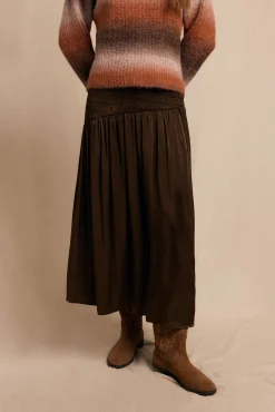 Mujer Slowlove Faldas>Falda midi satinada