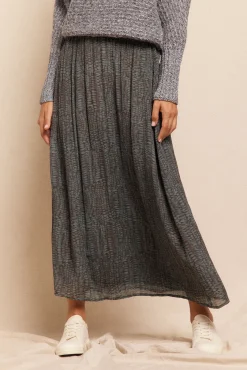 Mujer Slowlove Faldas>Falda midi satinada estampada