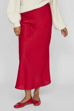 Mujer Vila Faldas>Falda midi satén