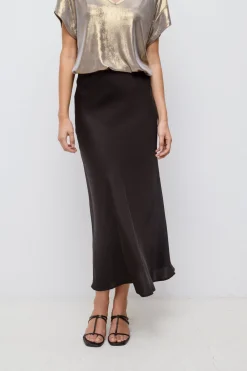 Mujer Vila Faldas>Falda midi satén