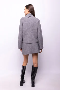 Mujer Object Faldas>Falda punto canalé