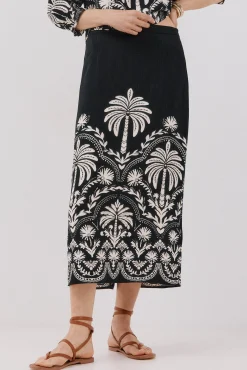 Mujer Cortefiel Faldas>Falda recta estampada