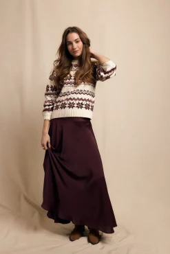 Mujer Slowlove Faldas>Falda satinada