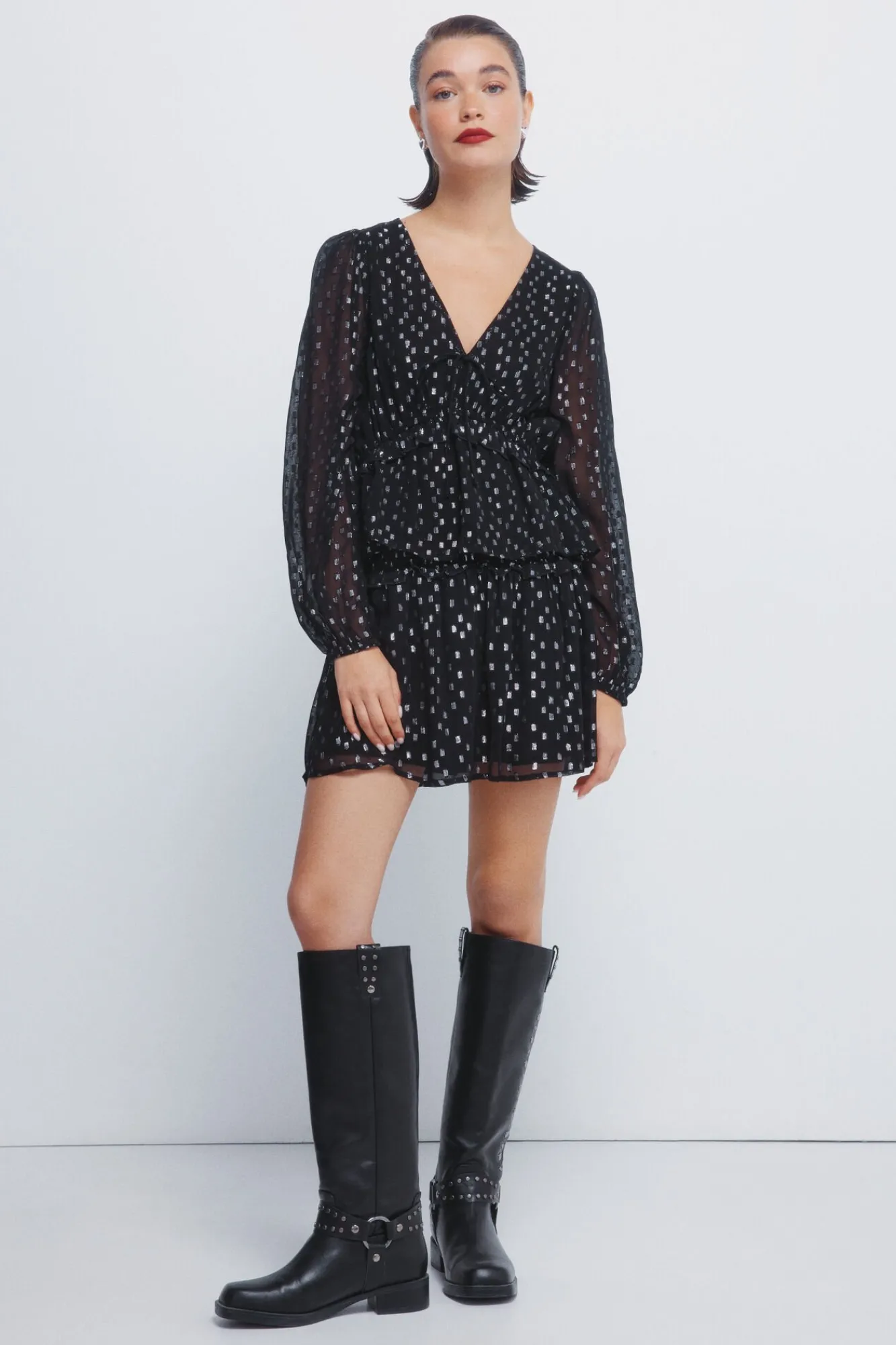 Mujer Springfield Faldas>Falda smock lurex