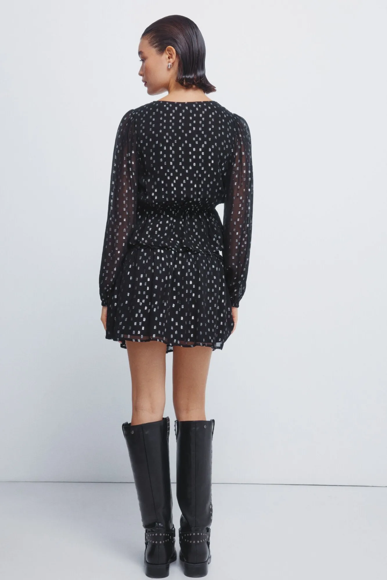 Mujer Springfield Faldas>Falda smock lurex