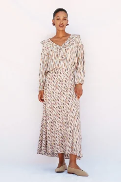 Mujer Cortefiel Faldas>Falda vuelo estampada