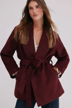 Mujer Hoss Intropia Abrigos>Filippa. Abrigo con cinturón