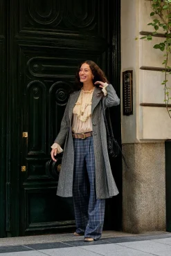 Mujer Hoss Intropia Abrigos>Fiona. Abrigo a rayas