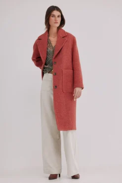 Mujer Hoss Intropia Abrigos>Flora. Abrigo con bolsillos