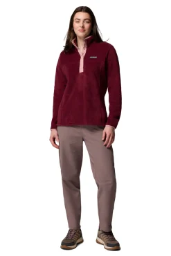 Mujer Columbia Chaquetas>Forro polar con cierre medio