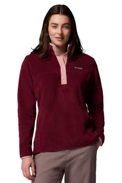 Mujer Columbia Chaquetas>Forro polar con cierre medio