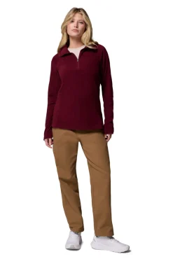 Mujer Columbia Chaquetas>Forro polar con media cremallera