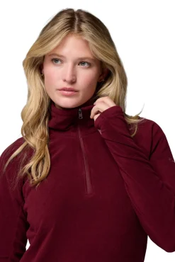 Mujer Columbia Chaquetas>Forro polar con media cremallera