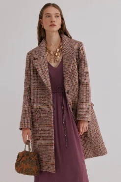 Mujer Hoss Intropia Abrigos>Frida. Abrigo a cuadros