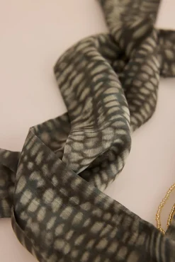 Mujer Slowlove Pañuelos Y Fulares>Fular corbatero abalorios