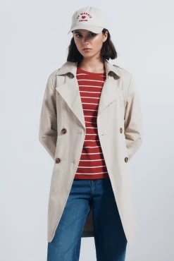 Mujer Springfield Cinturones|Gabardinas>Gabardina abotonada cinturón