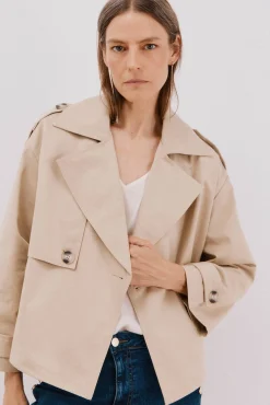 Mujer Cortefiel Gabardinas|Abrigos>Gabardina corta