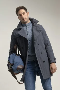 Hombre PuroEGO Abrigos>Gabardina impermeable