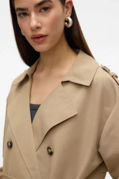 Mujer Vero Moda Gabardinas|Chaquetas>Gabardina larga básica