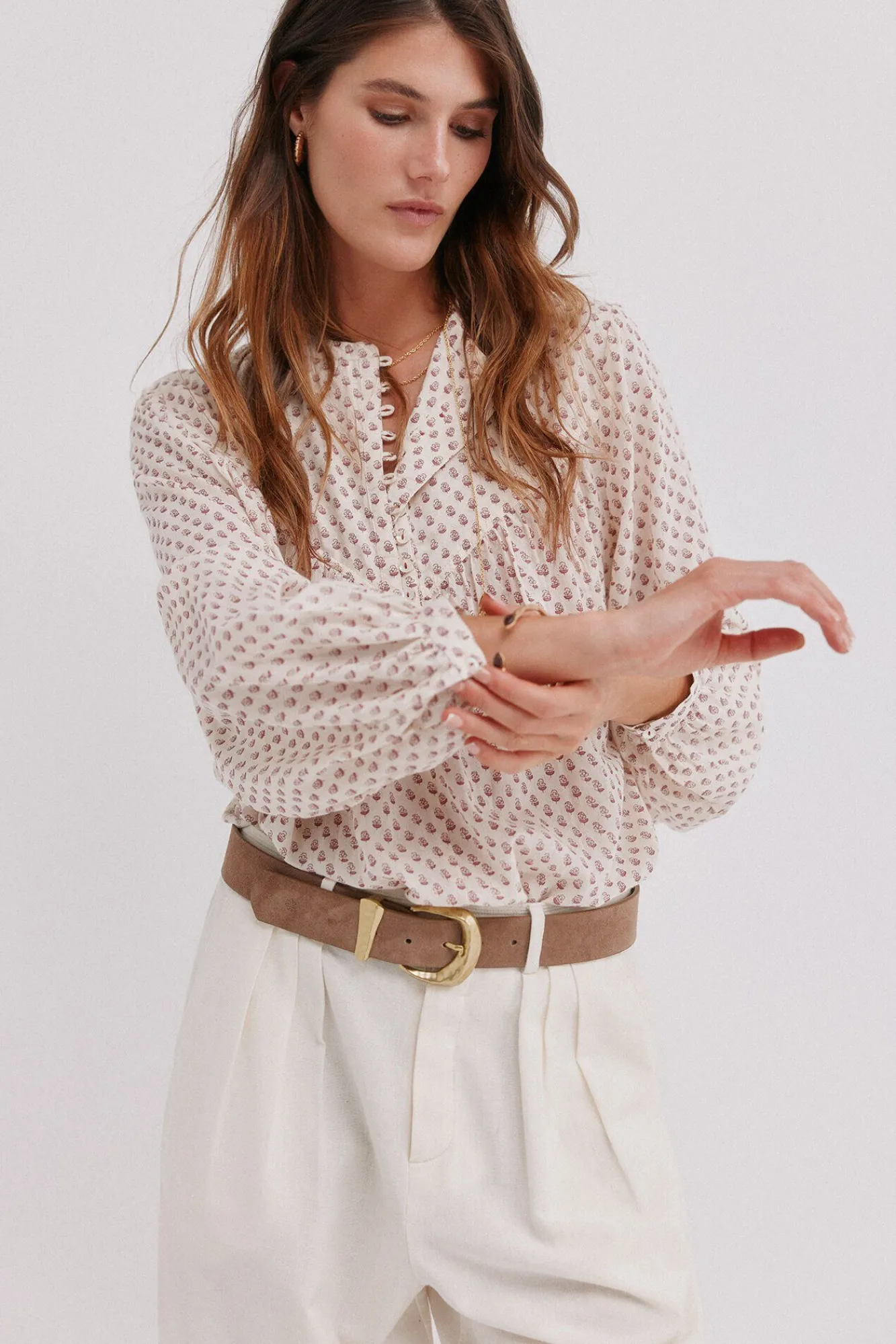 Mujer Hoss Intropia Blusas>Ginebra. Blusa estampada