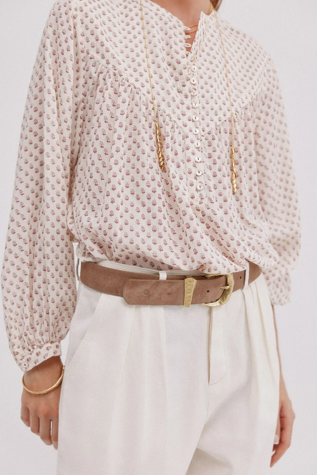 Mujer Hoss Intropia Blusas>Ginebra. Blusa estampada