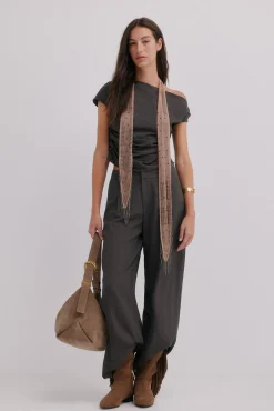 Mujer Hoss Intropia Camisetas>Gisèle. Top asimétrico