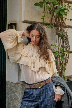 Mujer Hoss Intropia Blusas>Giulia. Blusa romántica