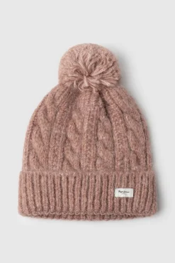 Mujer Pepe Jeans Jerséis>Gorro de punto trenzado