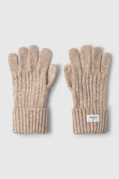 Mujer Pepe Jeans Jerséis>Guantes de punto de espiga
