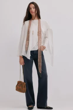 Mujer Hoss Intropia Blusas>Guiada. Blusa con cruce asimétrico