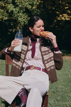 Mujer Hoss Intropia Jerséis>Inola. Cárdigan grecas