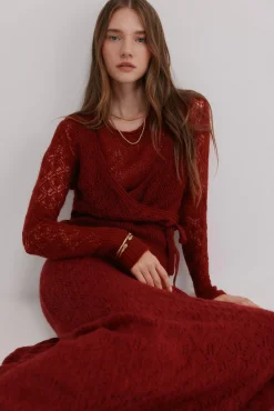 Mujer Hoss Intropia Jerséis>Iria. Chaqueta calada