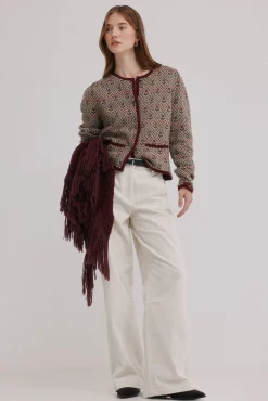 Mujer Hoss Intropia Jerséis>Isela. Cárdigan jacquard