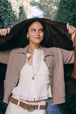 Mujer Hoss Intropia Jerséis>Itziar. Cárdigan con bolsillos