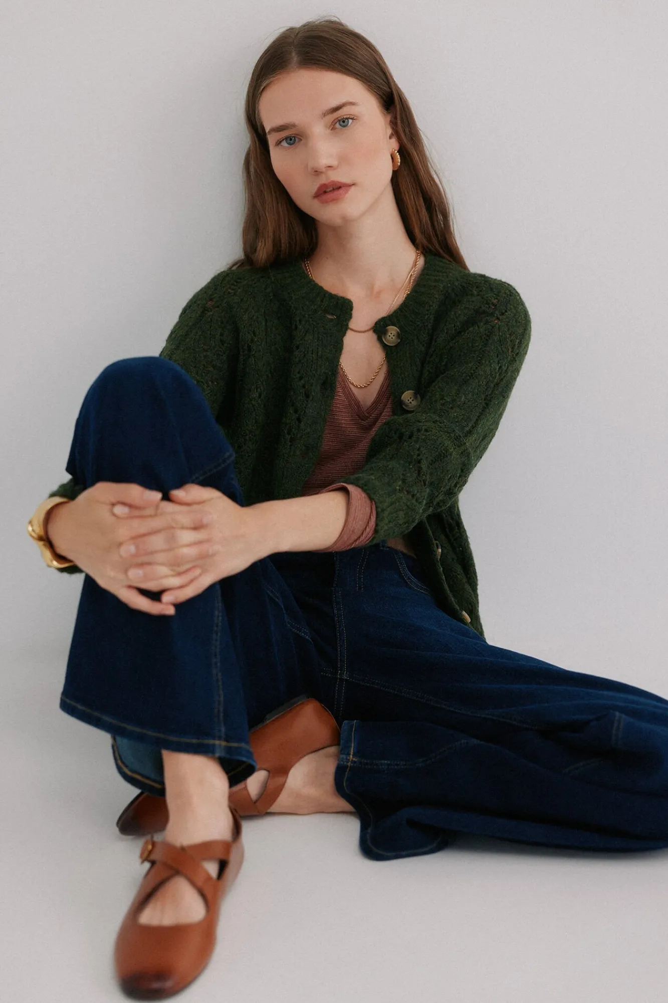 Mujer Hoss Intropia Jerséis>Ivette. Cárdigan calado