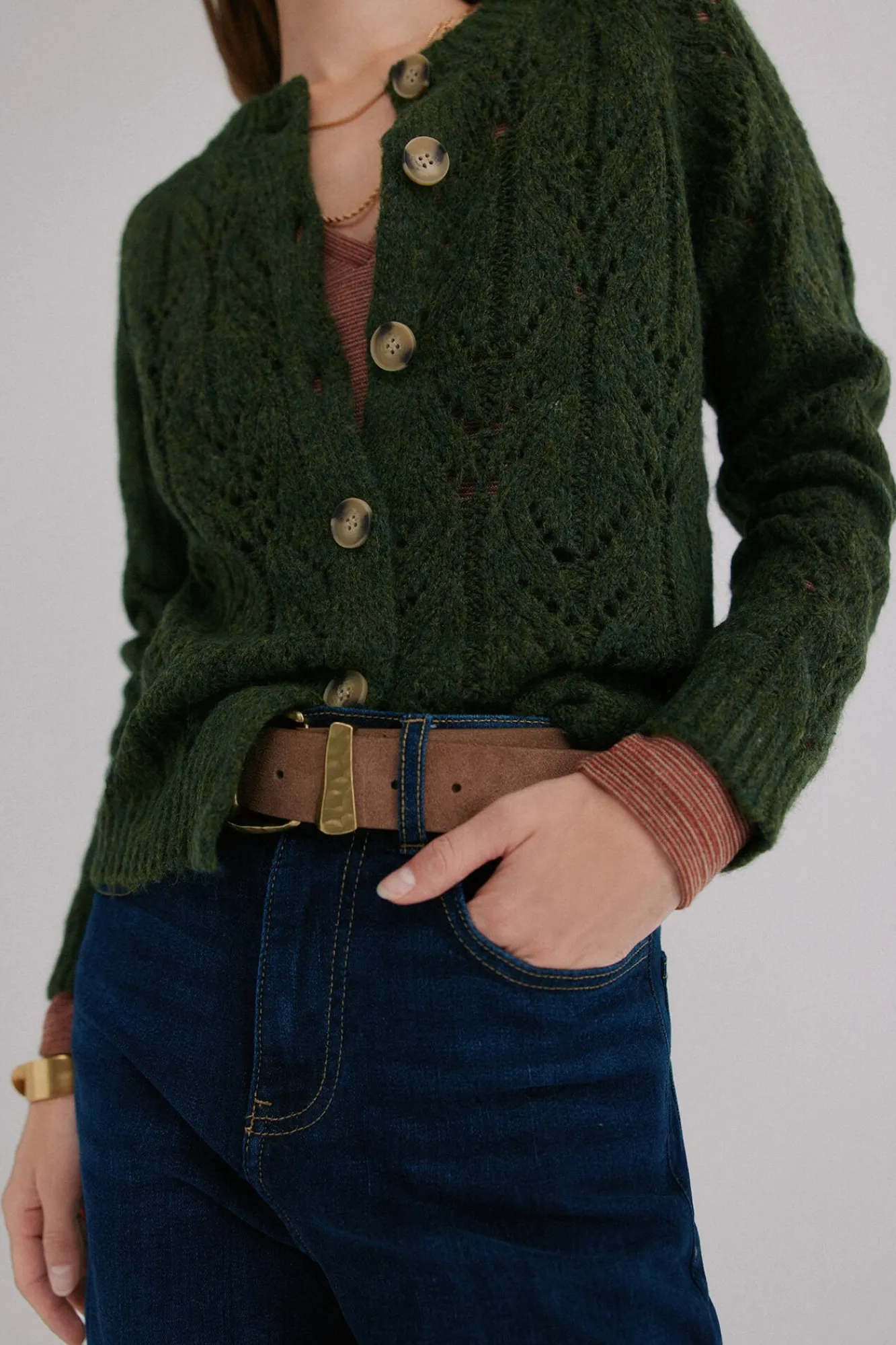 Mujer Hoss Intropia Jerséis>Ivette. Cárdigan calado