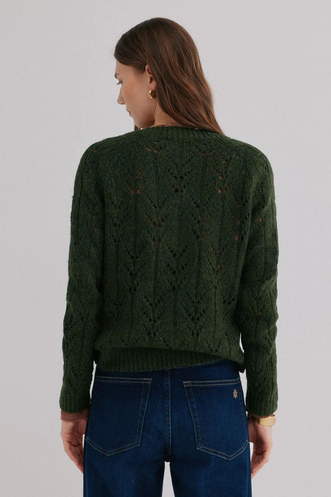 Mujer Hoss Intropia Jerséis>Ivette. Cárdigan calado