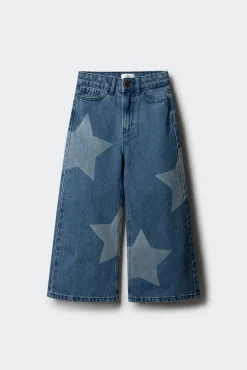 Niños Springfield Kids Pantalones>Jeans denim culotte ESTRELLAS niña