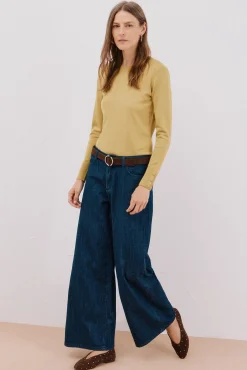 Mujer Cortefiel Vaqueros|Pantalones>Jeans long palazzo