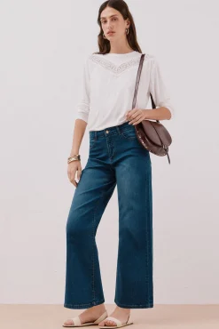 Mujer Cortefiel Vaqueros|Pantalones>Jeans Sensational marine