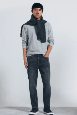 Hombre Springfield Vaqueros>Jeans skinny oscuro lavado