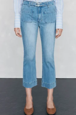 Mujer Pedro del Hierro Vaqueros|Pantalones>Jeans stove pipe cropped