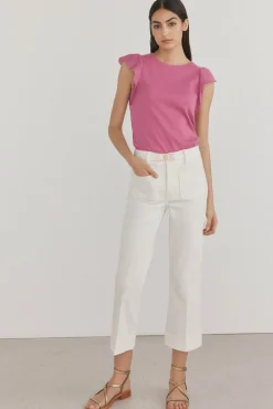 Mujer Pedro del Hierro Vaqueros|Pantalones>Jeans stove pipe cropped