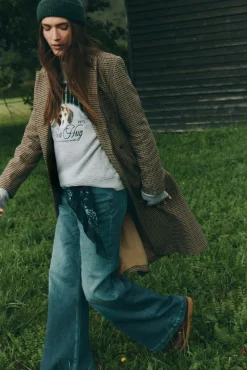 Mujer Springfield Vaqueros>Jeans super wide