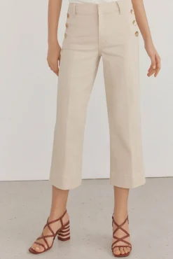 Mujer Pedro del Hierro Vaqueros|Pantalones>Jeans wide leg cropped