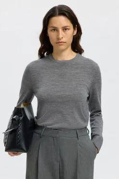 Mujer Selected Jerséis>Jersey 100% lana merino.