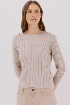 Mujer Cortefiel Jerséis>Jersey acanalado botones