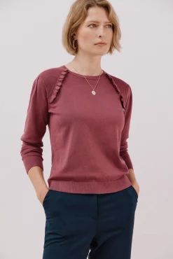 Mujer Cortefiel Jerséis>Jersey adorno volantes