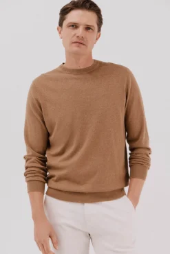 Hombre Cortefiel Jerséis>Jersey algodón cashmere cuello caja