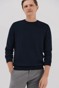 Hombre Cortefiel Jerséis>Jersey algodón cashmere cuello caja